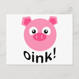 Oink! PIg Briefkaart