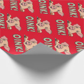 Oink Pig Cadeaupapier (Hoek)