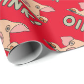 Oink Pig Cadeaupapier (Rol Hoek)