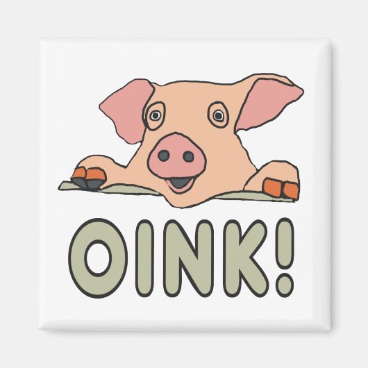 Oink Pig Magneet (Voorkant)