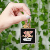 Oink Pig Sleutelhanger (Hand)