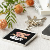 Oink Pig Sleutelhanger (Zijkant)