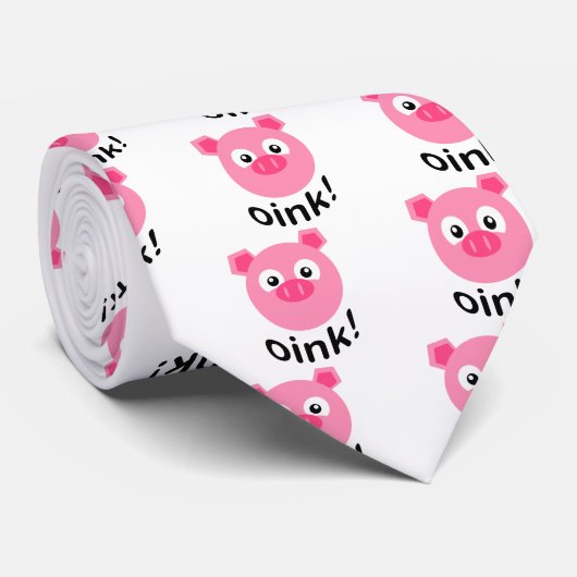 Oink! PIg Stropdas (Opgerold)
