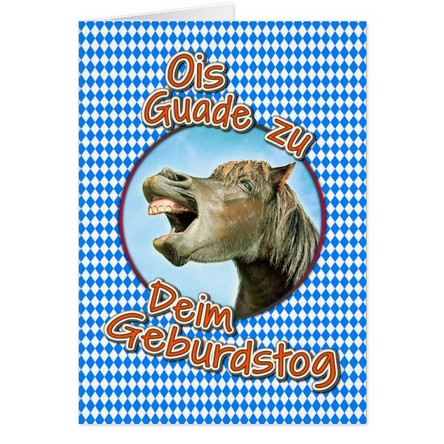 Ois Guade zu Deim Geburdstog (Voorkant)