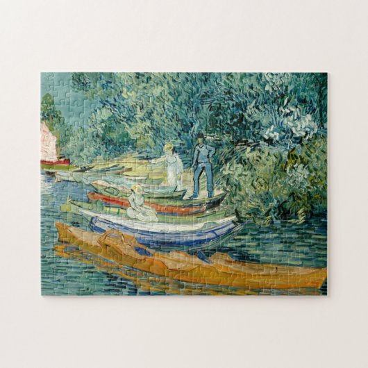 Oise Bank te Auver door Van Gogh Puzzle Legpuzzel (Horizontaal)