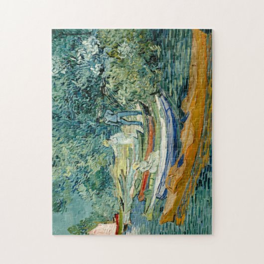 Oise Bank te Auver door Van Gogh Puzzle Legpuzzel (Verticaal)