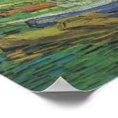 Oise Bank te Auvers door Van Gogh Poster (Hoek)