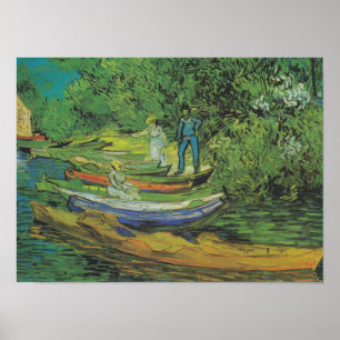 Oise Bank te Auvers door Van Gogh Poster