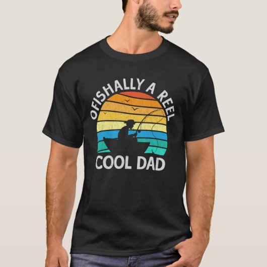 Oishally A Reel Cool Dad Funny Vist Lover T-shirt (Voorkant)