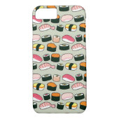 Oishii Sushi Fun Illustrations Pattern (Griekenlan Case-Mate iPhone Case (Achterkant)