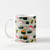 Oishii Sushi Fun Illustrations Pattern (Griekenlan Koffiemok (Links)