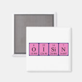 Oisin periodiek table name magnet (Voorkant / Achterkant)
