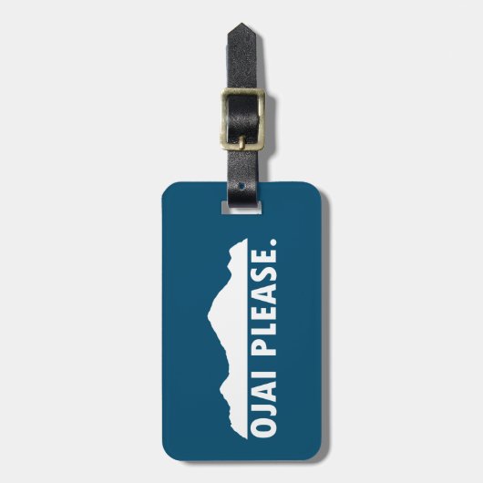 Ojai California Alsjeblieft Bagagelabel (Voorkant verticaal)