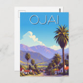  Ojai California Briefkaart (Voorkant / Achterkant)