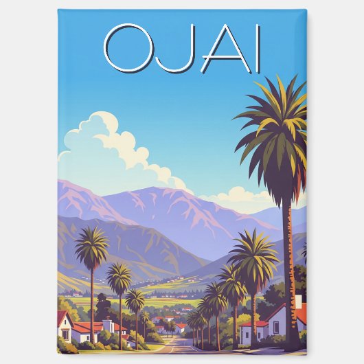  Ojai California Magneet (Voorkant)