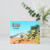 Ojai California Succulent Cactus  Briefkaart (Staand voorkant)