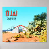 Ojai California Succulent Cactus Poster (Voorkant)