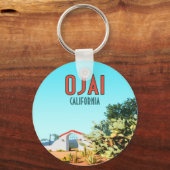 Ojai California Succulent Cactus  Sleutelhanger (Voorkant)