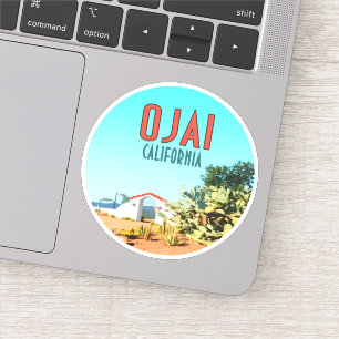 Ojai California Succulent Cactus  Sticker