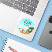 Ojai California Succulent Cactus  Sticker (Laptop met iPhone)