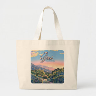 Ojai California Topa Mountains landschap Grote Tote Bag