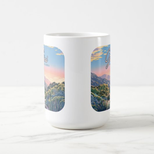 Ojai California Topa Mountains landschap Koffiemok (Center)