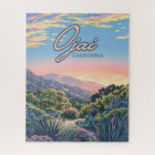Ojai California Topa Mountains landschap Legpuzzel (Verticaal)