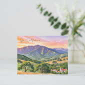 Ojai California Travel Briefkaart (Staand voorkant)