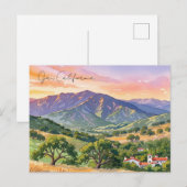 Ojai California Travel Briefkaart (Voorkant / Achterkant)