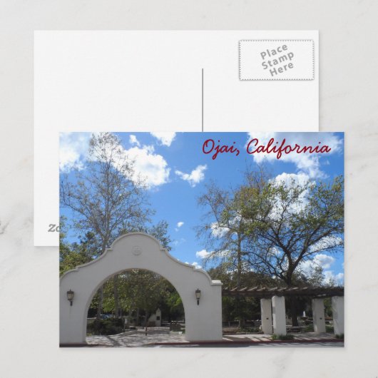 Ojai, Californië Briefkaart (Voorkant / Achterkant)