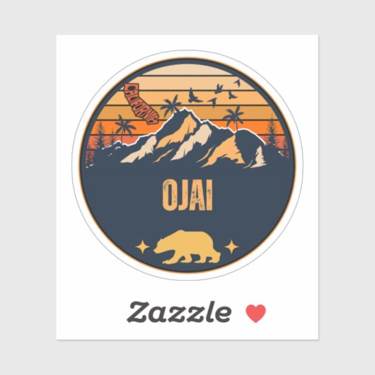 Ojai, Californië Sticker (Vel)