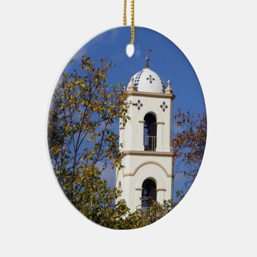 Ojai Post Kantoor Tower Keramisch Ornament (Rechts)