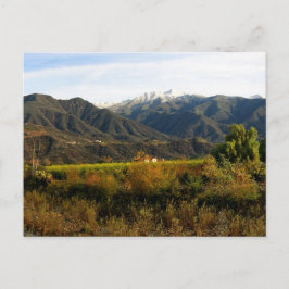 Ojai Valley met sneeuw Briefkaart