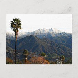 Ojai Valley met sneeuw Briefkaart