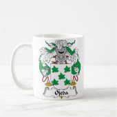 Ojeda Family Crest Koffiemok (Links)