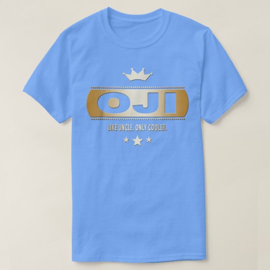 Oji als alleen oom koeler T-shirt in het Japans (Design voorkant)