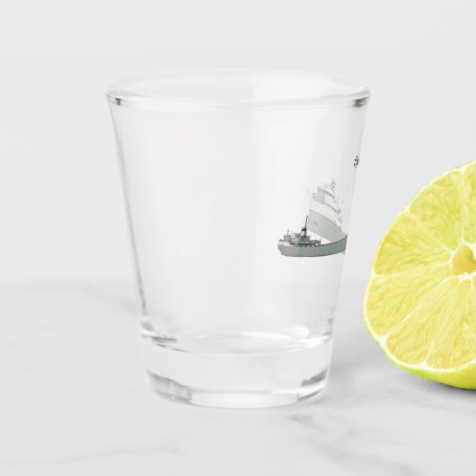 Ojibway shot glas (Links)