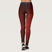 Ojibwe Auburn Grunge Leggings (Achterkant)