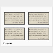 Ojibwe gezegde - De Sopranos Rechthoekige Sticker (Vel)