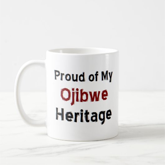 Ojibwe Heritage Coffee mok (Links)