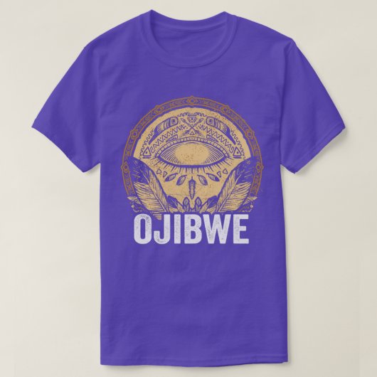 Ojibwe Inheemse Inheemse T-shirt (Design voorkant)