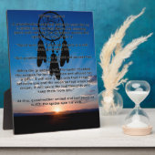Ojibwe Legend Dreamweaver Plaque Fotoplaat (Zijkant)