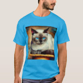 Ojos Azules Cat T-shirt (Voorkant)