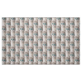 Ojos Azules Kat Patroon Stof (Fat Quarter)