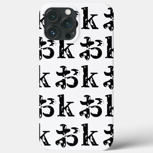 OK おk ~ Japanse Katakana taal Case-Mate iPhone Case (Achterkant)
