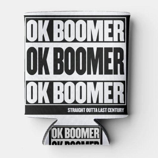 OK Boomer Blikjeskoeler (Voorkant)