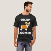 Ok Boomer Corgi Okay Boomer T-shirt (Voorkant volledig)