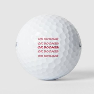 OK BOOMER GOLFBALLEN
