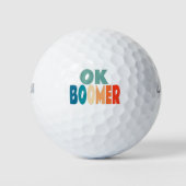 Ok Boomer Golfballen (Voorkant)