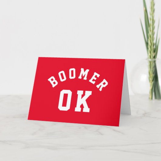 OK Boomer Kaart (Voorkant)